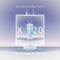 Lot de 120 flacons de gels Hydro-Alcooliques en 125 ml