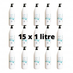 Lot de 15 Gels Hydro-alcooliques 1 litre en flacon avec...