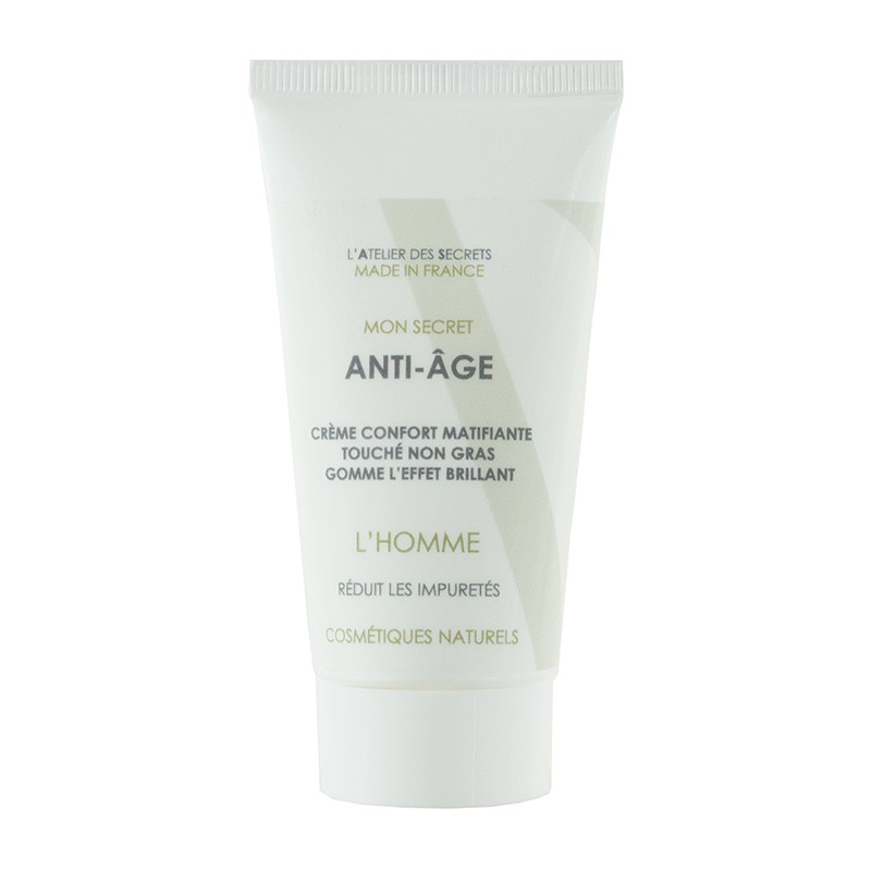 Crème confort anti-âge pour homme - Atelier des secrets Crème confort anti-âge pour homme - Atelier des secrets